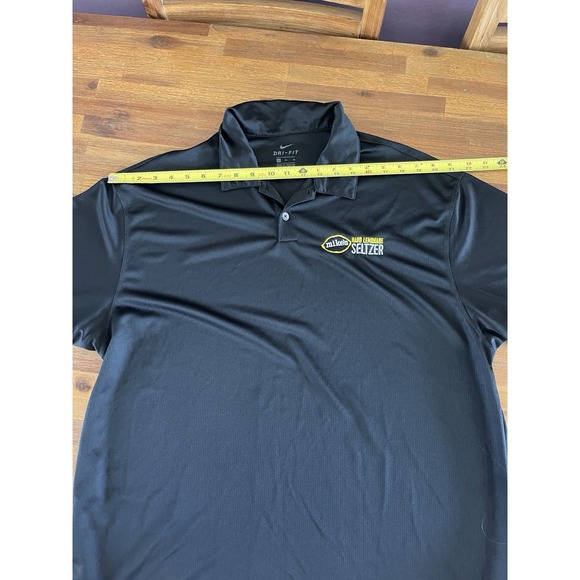 Mikes Hard Lemonade Seltzer Polo Shirt Men's Size XL Black W/ Yellow‎ Embroidery - Picture 6 of 16